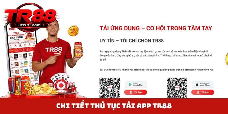 Chi tiết thủ tục tải app TR88